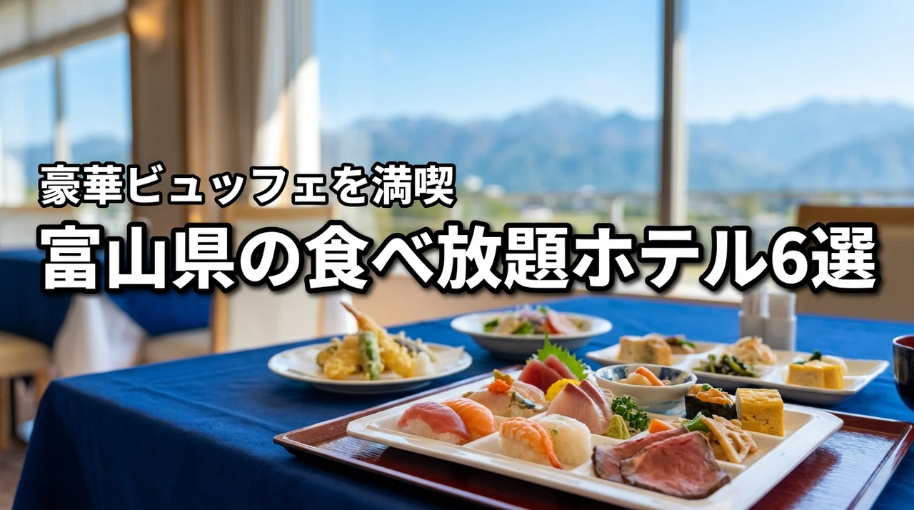 富山県でバイキング・ビュッフェ・食べ放題が楽しめる人気ホテル特集！おすすめ6選