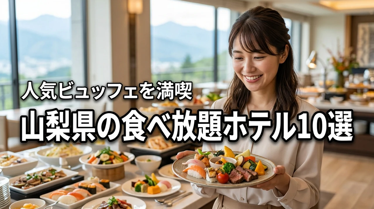 山梨県でバイキング・ビュッフェ・食べ放題が楽しめる人気ホテル特集！厳選10選