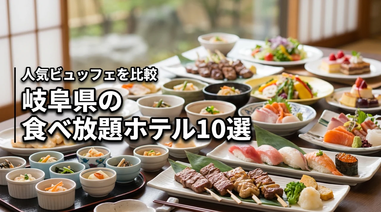 岐阜県でバイキング・ビュッフェ・食べ放題が楽しめる人気ホテル特集10選を比較